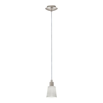Eglo - LED luster na sajli MY CHOICE 1xE14/4W/230V  krom/kremasta