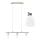 Eglo - LED luster na sajli MY CHOICE 3xE14/4W/230V krom/bela