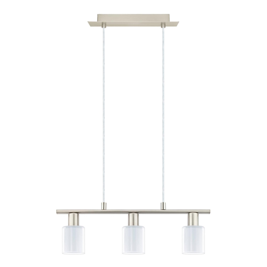 Eglo - LED luster na sajli MY CHOICE 3xE14/4W/230V krom/bela