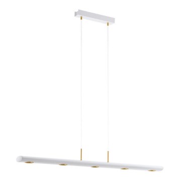 Eglo - LED luster na sajli, prigušiva, 5xLED/4,6W/230V