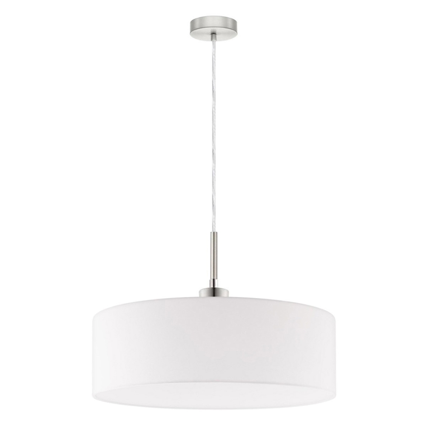 Eglo - LED luster na sajli TUNJA 1xE27/60W/230V bela