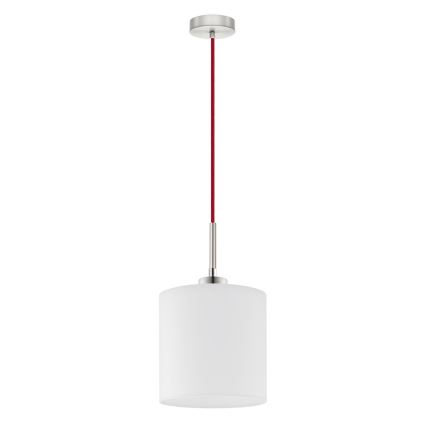 Eglo - LED  Luster na sajli TUNJA 1xE27/60W/230V bela