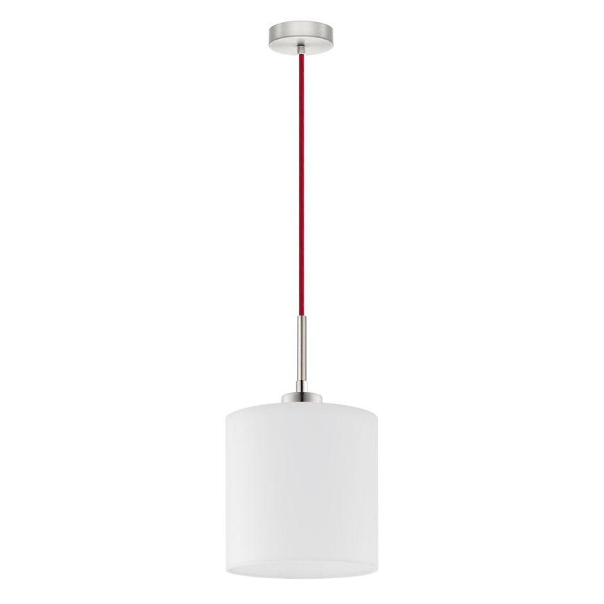 Eglo - LED  Luster na sajli TUNJA 1xE27/60W/230V bela
