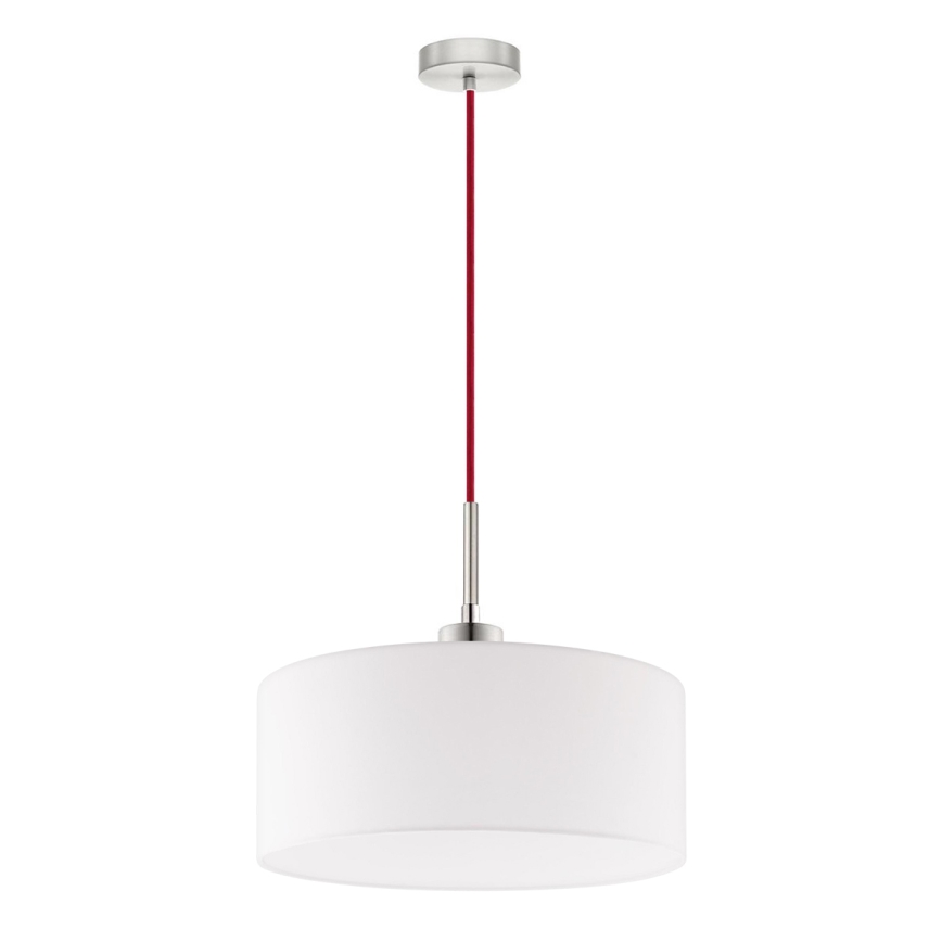 Eglo - LED  Luster na sajli TUNJA 1xE27/60W/230V bela