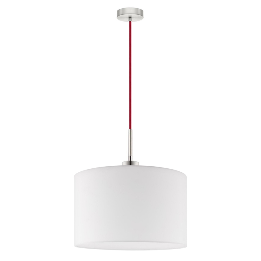 Eglo - LED  Luster na sajli TUNJA 1xE27/60W/230V bela