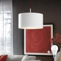 Eglo - LED  Luster na sajli TUNJA 1xE27/60W/230V bela