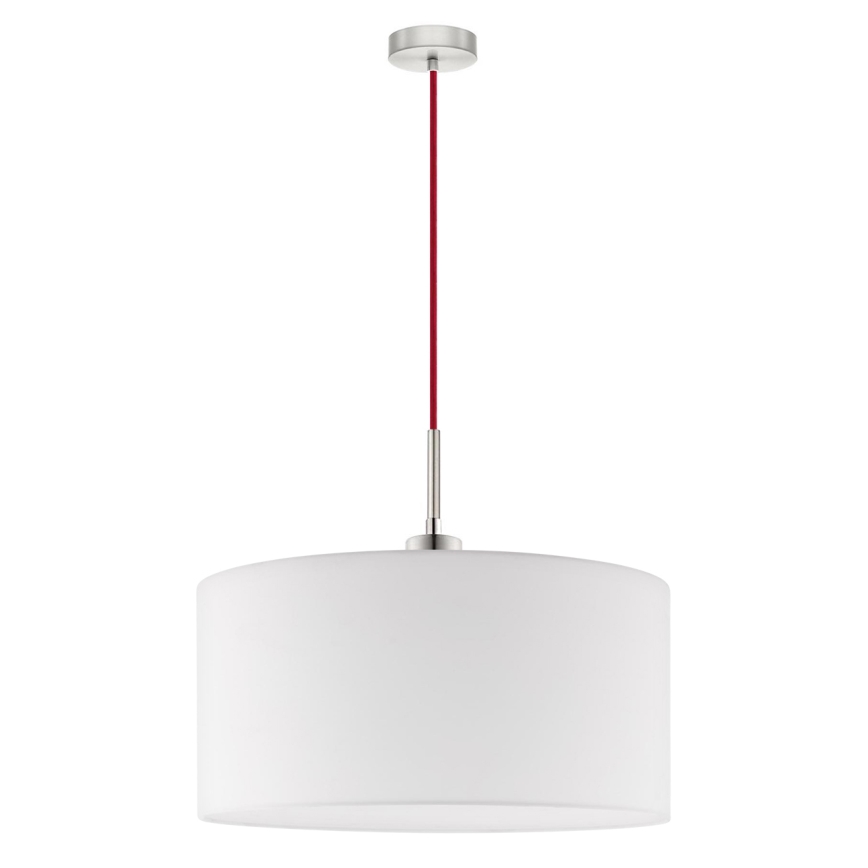 Eglo - LED  Luster na sajli TUNJA 1xE27/60W/230V bela