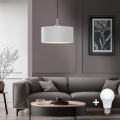 Eglo - LED  Luster na sajli TUNJA 1xE27/60W/230V bela