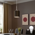 Eglo - LED luster na sajli TUNJA 1xE27/60W/230V braon