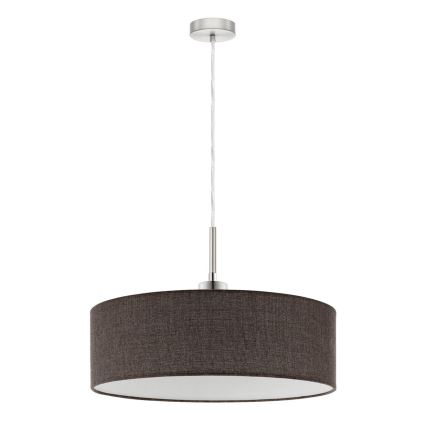 Eglo - LED luster na sajli TUNJA 1xE27/60W/230V braon