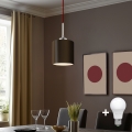 Eglo - LED  Luster na sajli TUNJA 1xE27/60W/230V braon