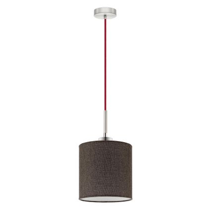 Eglo - LED  Luster na sajli TUNJA 1xE27/60W/230V braon
