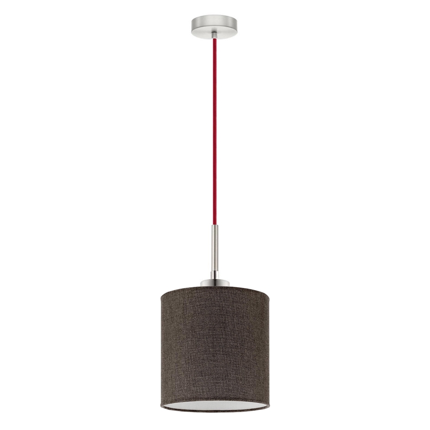 Eglo - LED  Luster na sajli TUNJA 1xE27/60W/230V braon