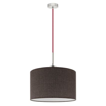 Eglo - LED  Luster na sajli TUNJA 1xE27/60W/230V braon