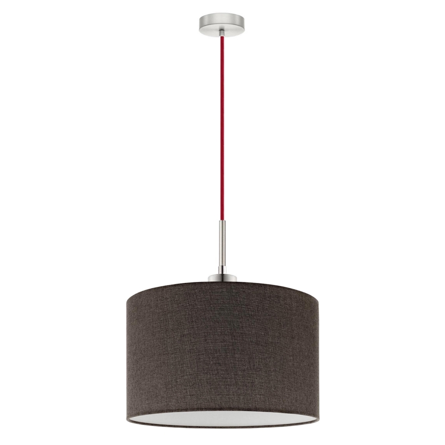 Eglo - LED  Luster na sajli TUNJA 1xE27/60W/230V braon