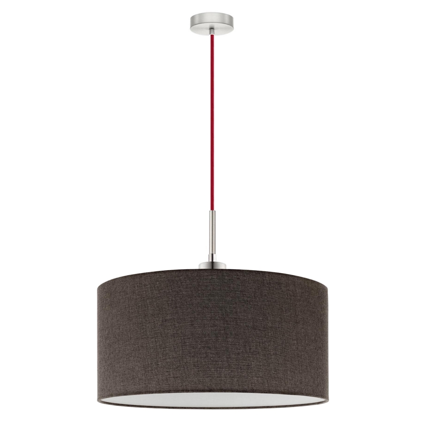 Eglo - LED  Luster na sajli TUNJA 1xE27/60W/230V braon