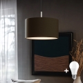 Eglo - LED  Luster na sajli TUNJA 1xE27/60W/230V braon
