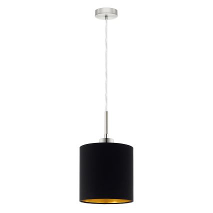 Eglo - LED luster na sajli TUNJA 1xE27/60W/230V crno