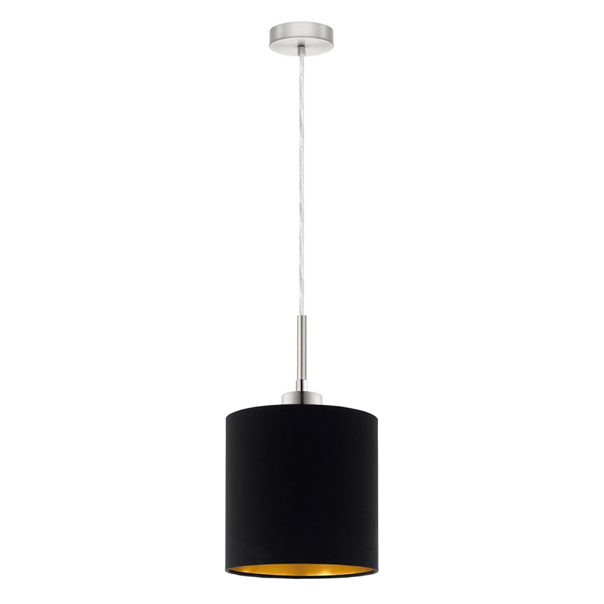 Eglo - LED luster na sajli TUNJA 1xE27/60W/230V crno