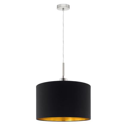 Eglo - LED luster na sajli TUNJA 1xE27/60W/230V crno