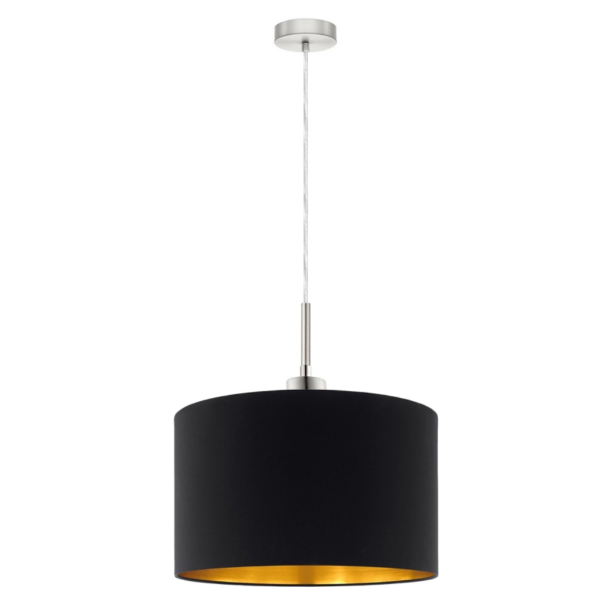 Eglo - LED luster na sajli TUNJA 1xE27/60W/230V crno