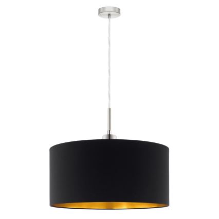 Eglo - LED luster na sajli TUNJA 1xE27/60W/230V crno