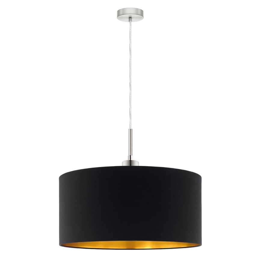 Eglo - LED luster na sajli TUNJA 1xE27/60W/230V crno