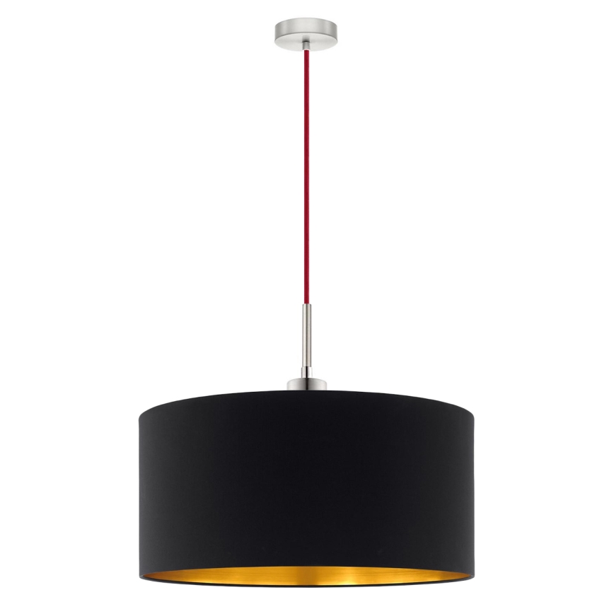 Eglo - LED  Luster na sajli TUNJA 1xE27/60W/230V crno