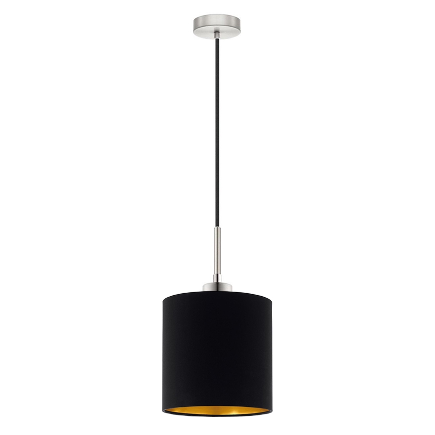 Eglo - LED  Luster na sajli TUNJA 1xE27/60W/230V crno