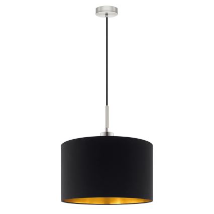 Eglo - LED  Luster na sajli TUNJA 1xE27/60W/230V crno