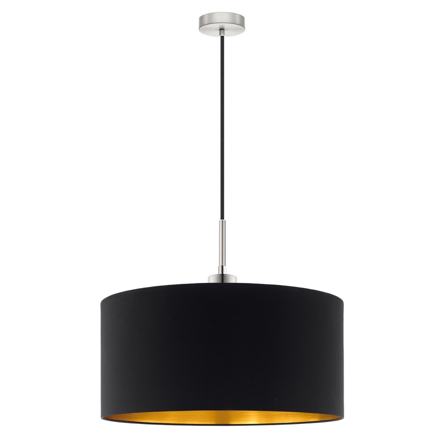 Eglo - LED  Luster na sajli TUNJA 1xE27/60W/230V crno