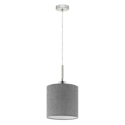 Eglo - LED luster na sajli TUNJA 1xE27/60W/230V sivo