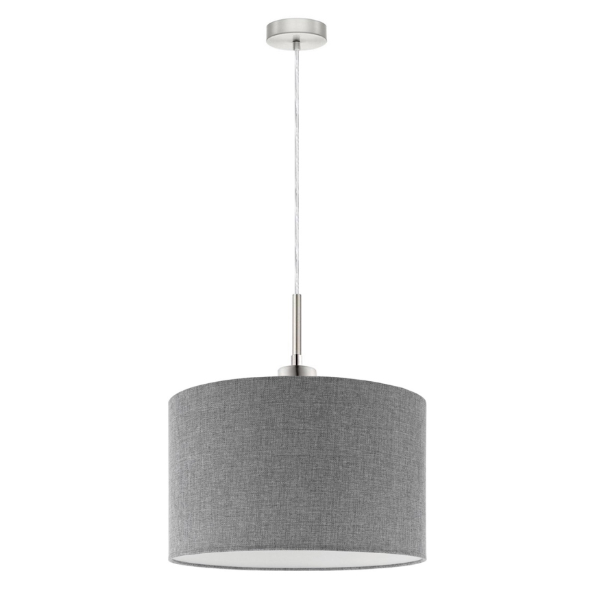 Eglo - LED luster na sajli TUNJA 1xE27/60W/230V sivo