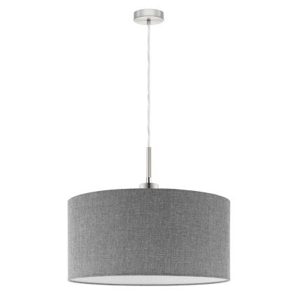 Eglo - LED luster na sajli TUNJA 1xE27/60W/230V sivo