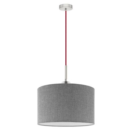 Eglo - LED  Luster na sajli TUNJA 1xE27/60W/230V sivo