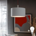 Eglo - LED  Luster na sajli TUNJA 1xE27/60W/230V sivo