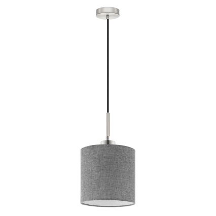 Eglo - LED  Luster na sajli TUNJA 1xE27/60W/230V sivo