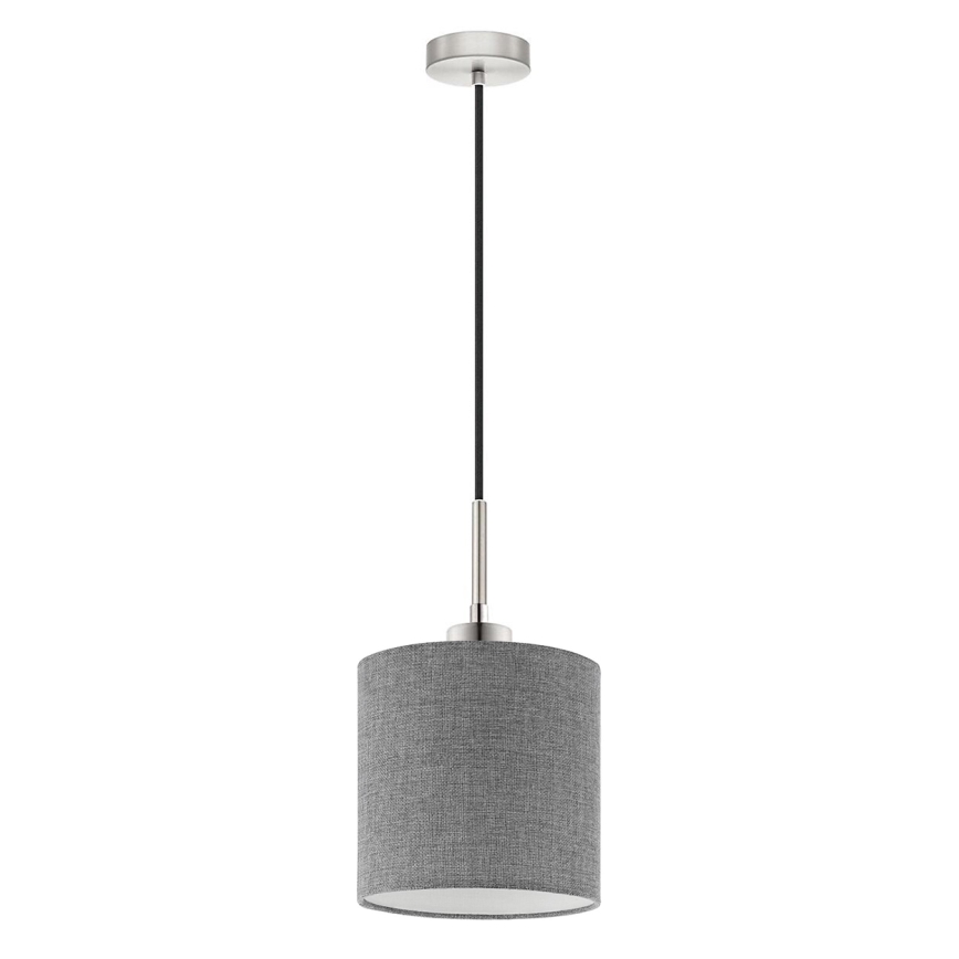 Eglo - LED  Luster na sajli TUNJA 1xE27/60W/230V sivo