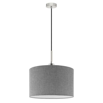 Eglo - LED  Luster na sajli TUNJA 1xE27/60W/230V sivo