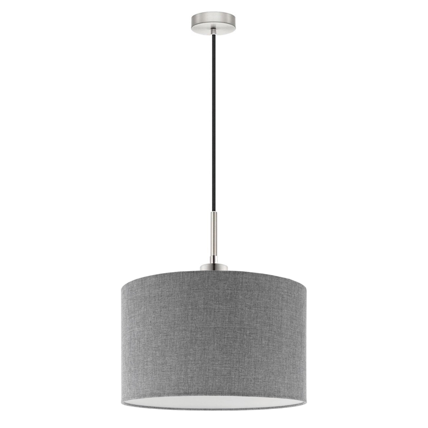 Eglo - LED  Luster na sajli TUNJA 1xE27/60W/230V sivo