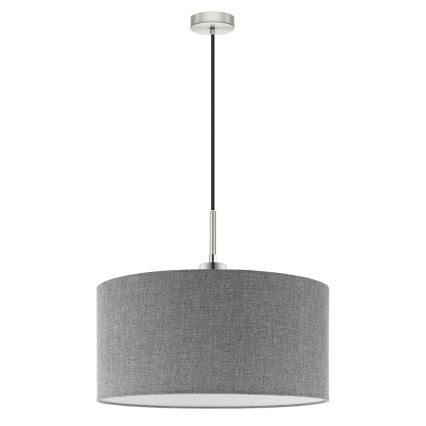 Eglo - LED  Luster na sajli TUNJA 1xE27/60W/230V sivo