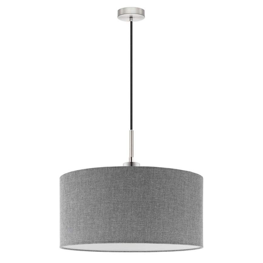 Eglo - LED  Luster na sajli TUNJA 1xE27/60W/230V sivo