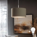 Eglo - LED luster na sajli TUNJA 1xE27/60W/230V taupe