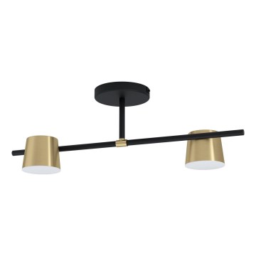 Eglo - LED Nadgradni luster 2xGU10/4,6W/230V 3000K zlatna
