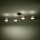 Eglo - LED Nadgradni luster 4xGU10/4,6W/230V 3000K zlatna