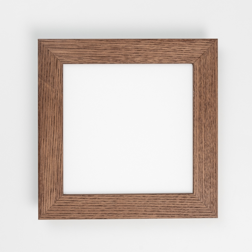Eglo - LED Nadgradni panel SALOBRENA-RW WOOD LED/17W/230V 2700/4000K 34x34 cm tamno braon