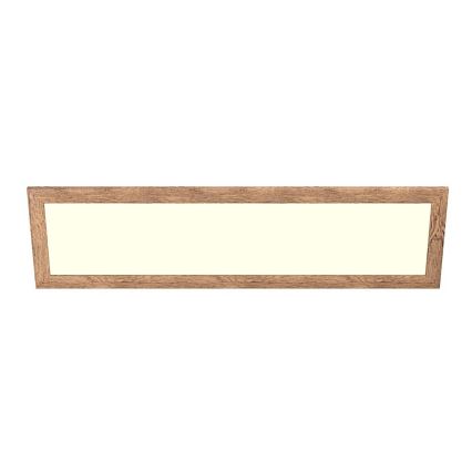 Eglo - LED Nadgradni panel SALOBRENA-RW WOOD LED/34W/230V 2700/4000K 124x34 cm braon