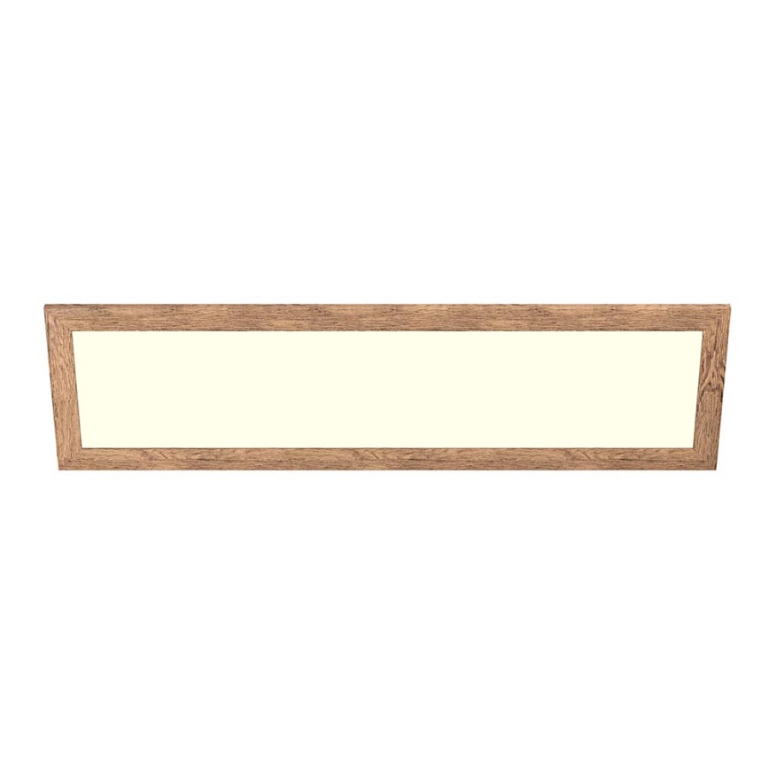 Eglo - LED Nadgradni panel SALOBRENA-RW WOOD LED/34W/230V 2700/4000K 124x34 cm braon
