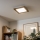 Eglo - LED Nadgradni panel SALOBRENA-RW WOOD LED/17W/230V 2700/4000K 34x34 cm braon