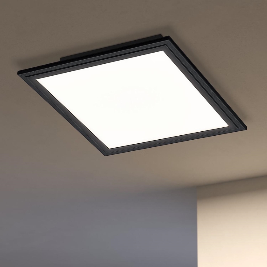 Eglo - LED Plafonjera LED/14W/230V 30x30 cm crno